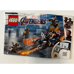 LEGO Marvel Avengers 76123 Instruction Manual Booklet INSTRUCTIONS ONLY